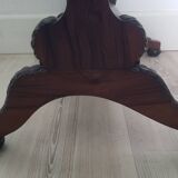 Fireplace or heat screen with leather footrest 13th-14th century