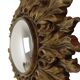 Petit miroir ensoleillé italien, style rococo, 24 cm