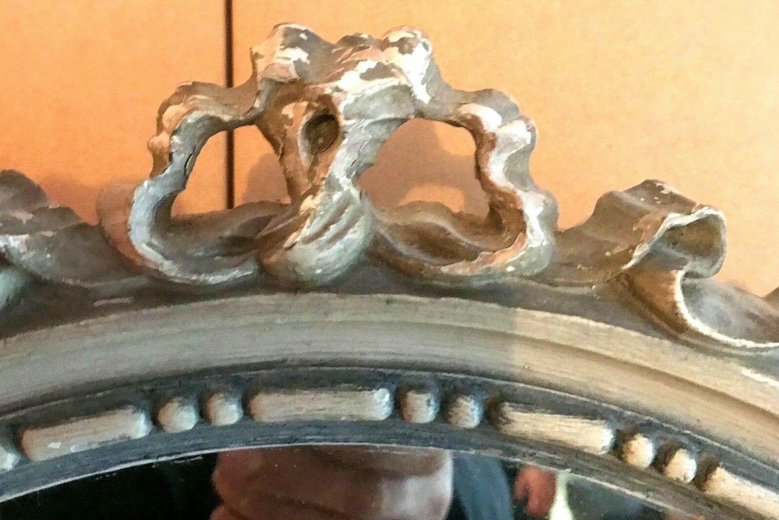 Louis XVI-style kidney hairdresser in patinated hetre