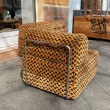 Sofa with 3 modules convertible into a bed of the 70s