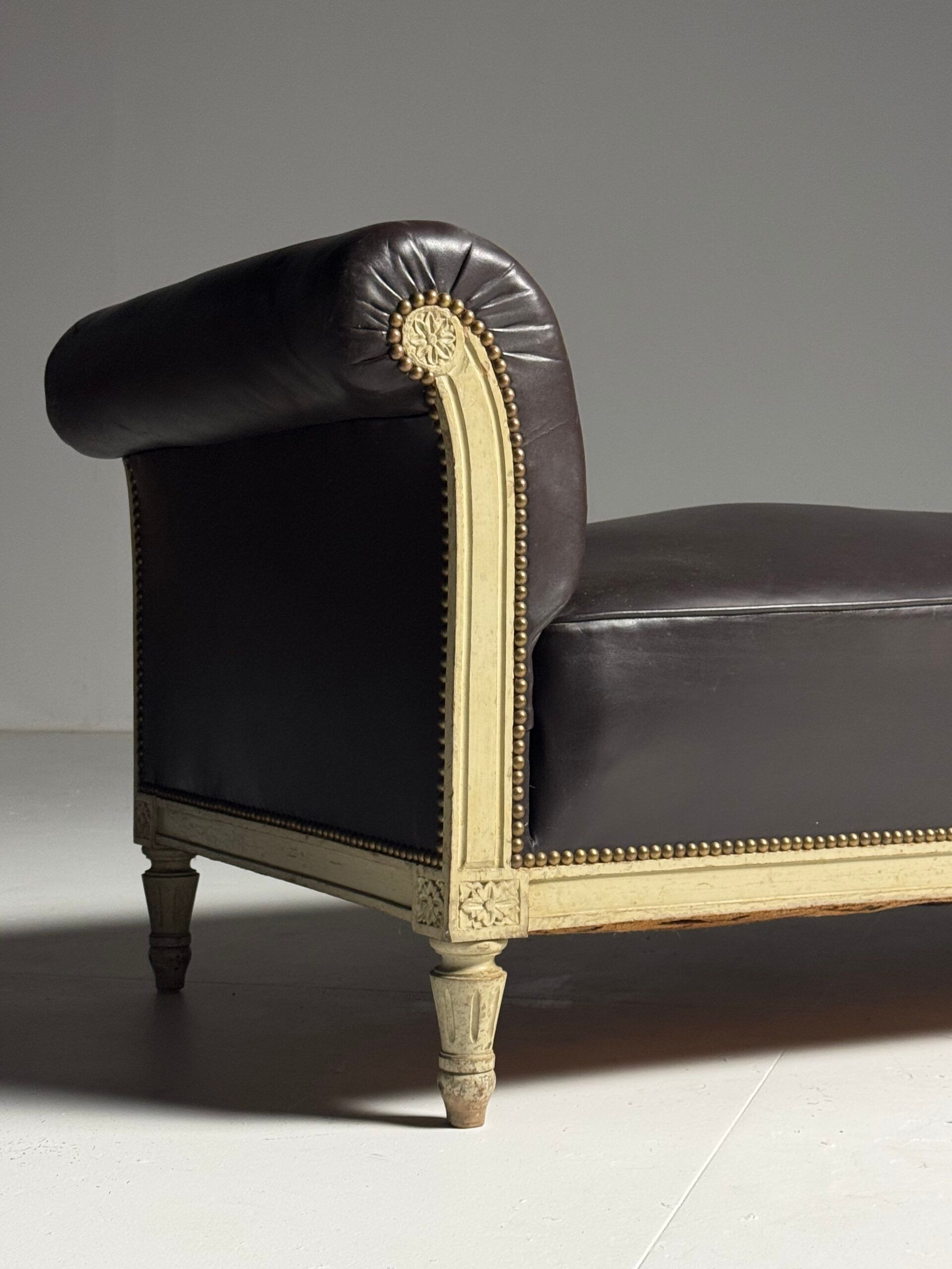 Canapé chaise longue français