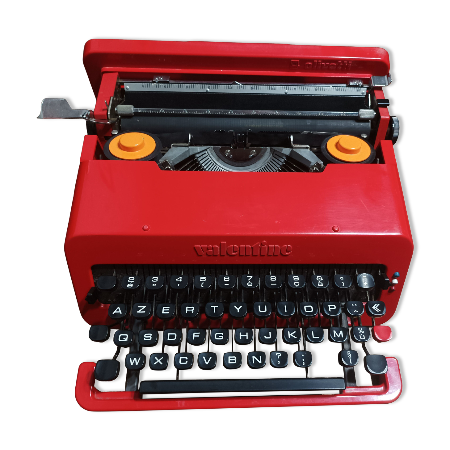 Typewriter valentine Ettore Sottsass Olivetti made in Barcelona