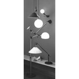 Vintage telescopic wall lamp "Aggregato Braccio 110" by Enzo Mari