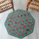 Side table in wrought iron and Moroccan tiles zellige