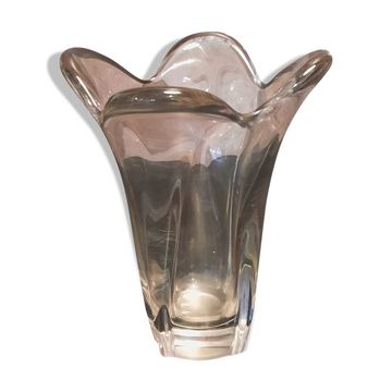 Cut glass vase