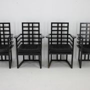 Set of Four Josef Hoffmann Armloffel Chairs Made By Wittmann,Austria