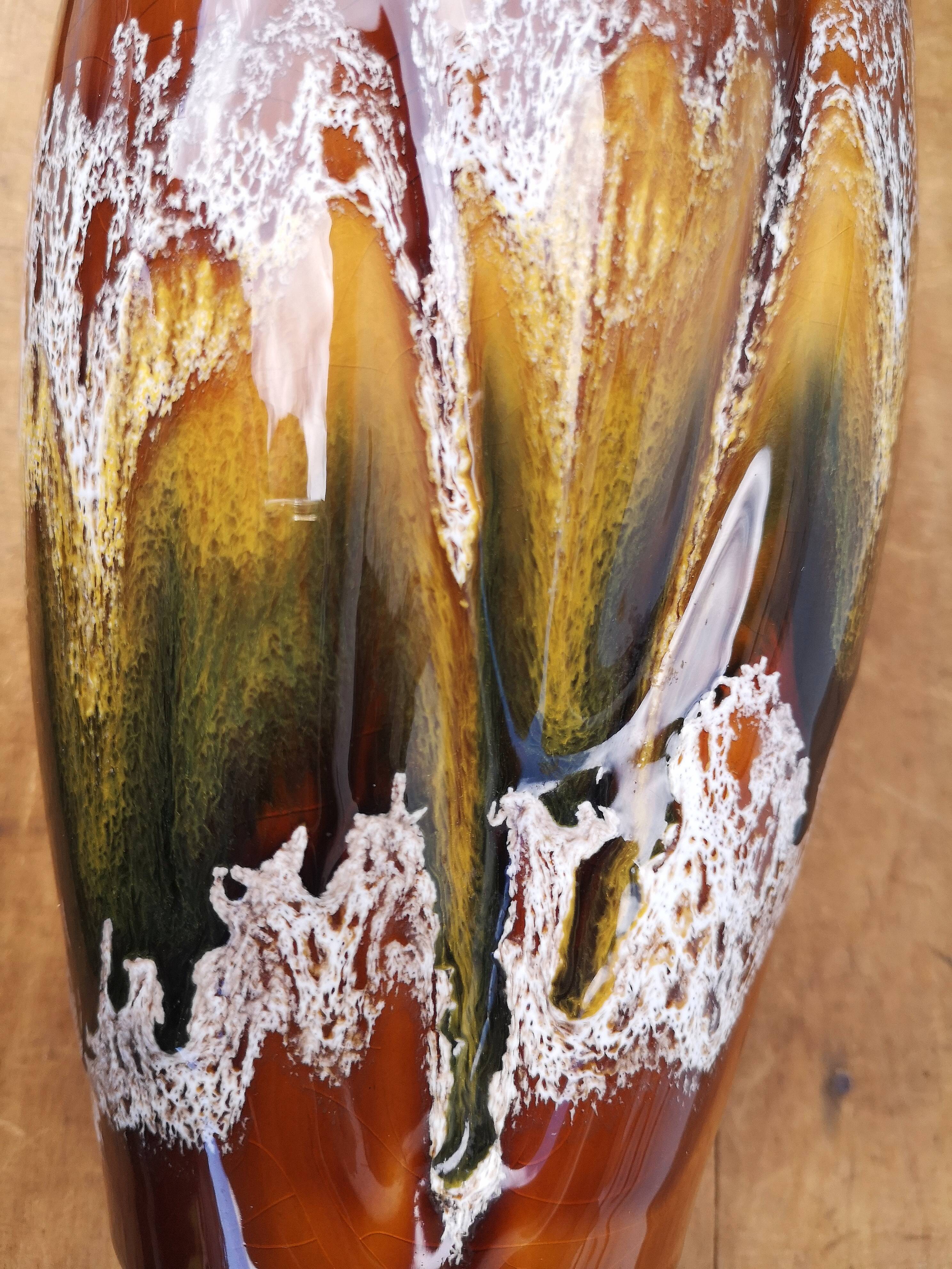 Antique vase - Digoin Sarreguemines - Hawaii model