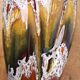 Antique vase - Digoin Sarreguemines - Hawaii model