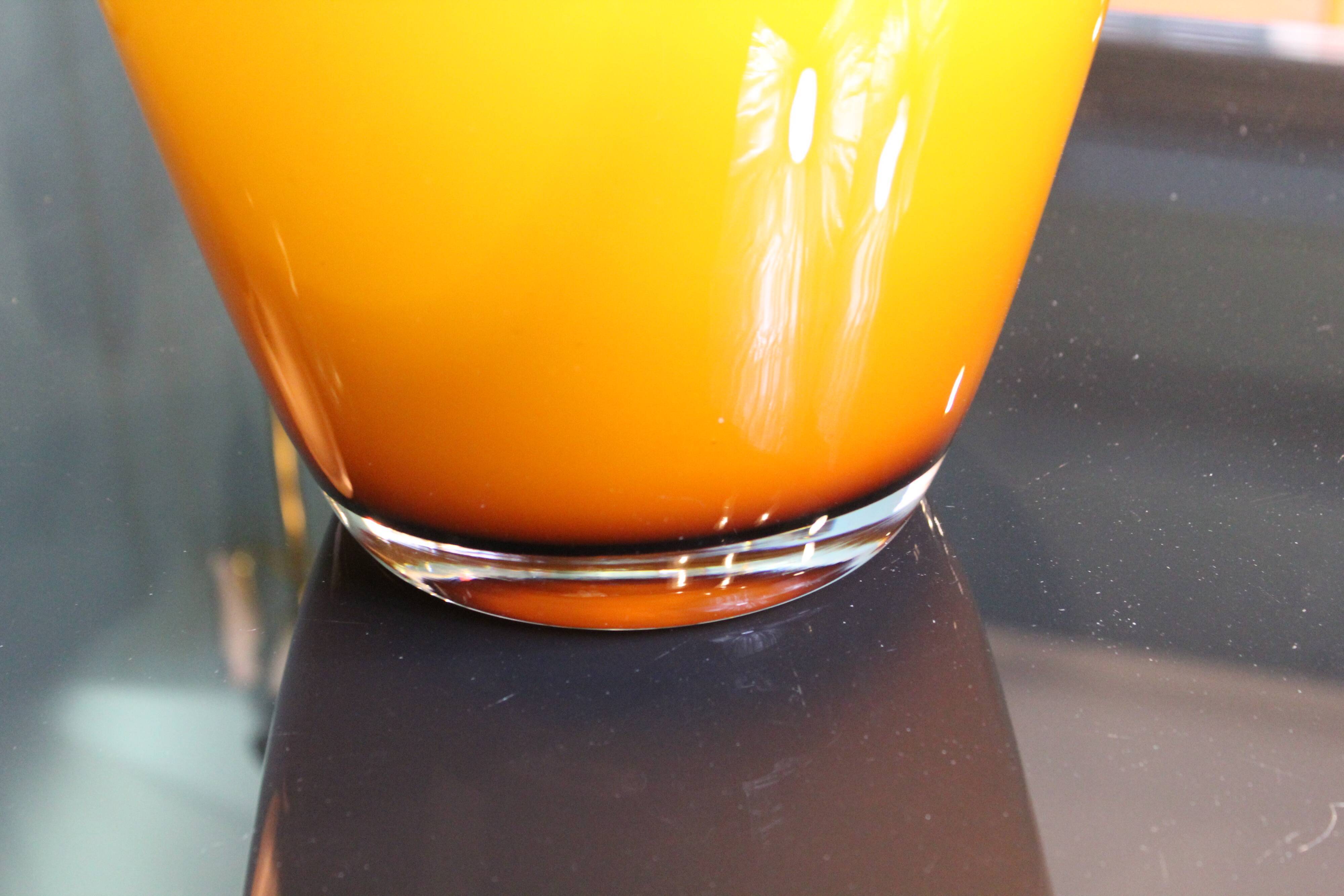 Italian Murano Glass Vase, 1970s