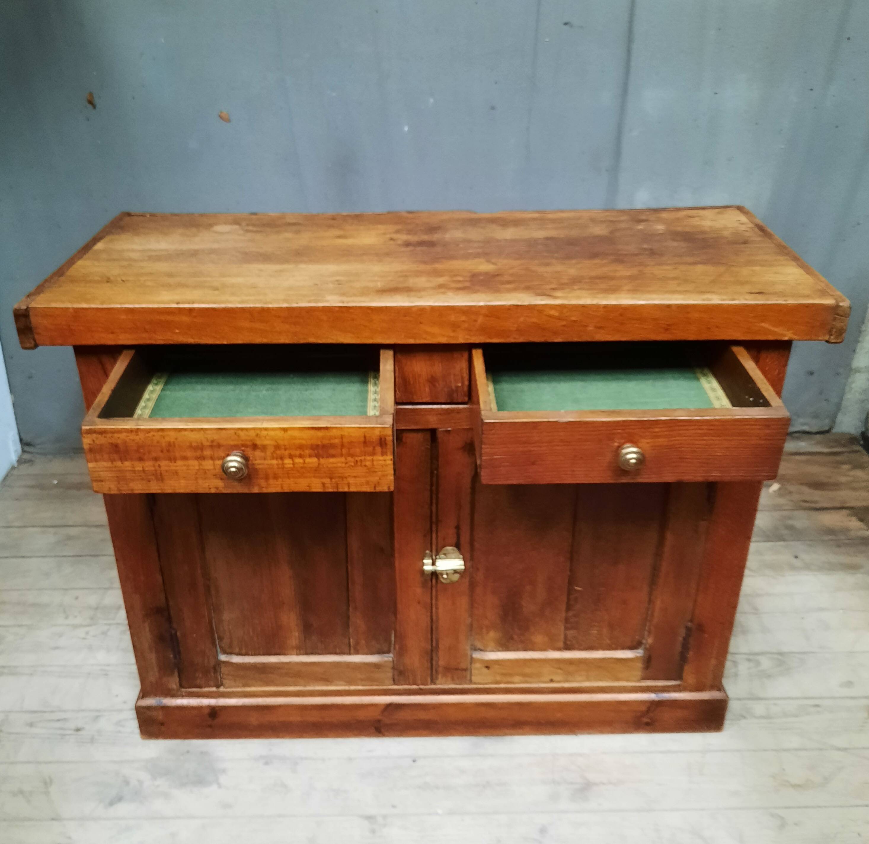Solid wood office sideboard