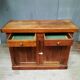 Solid wood office sideboard
