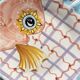 Hand-painted ceramic fish plate – Vietri sul Mare, Italy