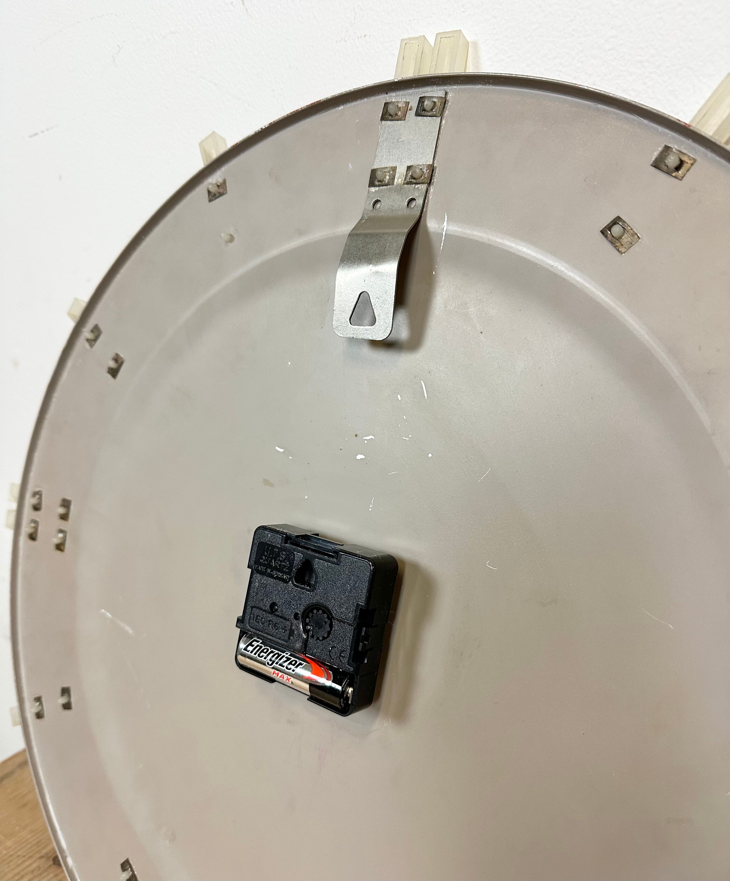 Industrial Office Wall Clock from Pragotron, 1970s