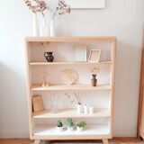 Vintage bookcase shelf 50s