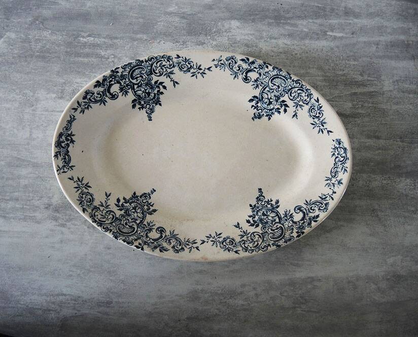 9 Iron Earth Plates - H Boulenger & Cie - Louis XV