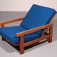 Hans J Wegner GE421 Getama Oak Relax Armchair with Adjustable Backrest
