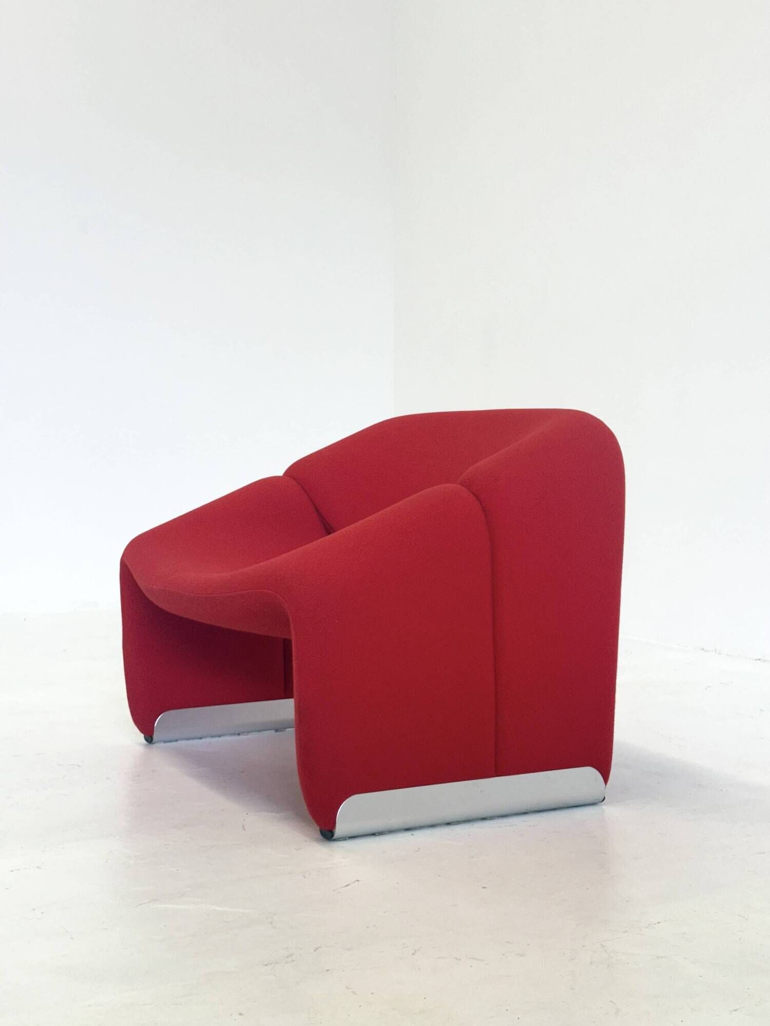 Chaise Artifort Groovy F598 M de Pierre Paulin en rouge