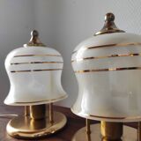 Paire de lampes anciennes art déco