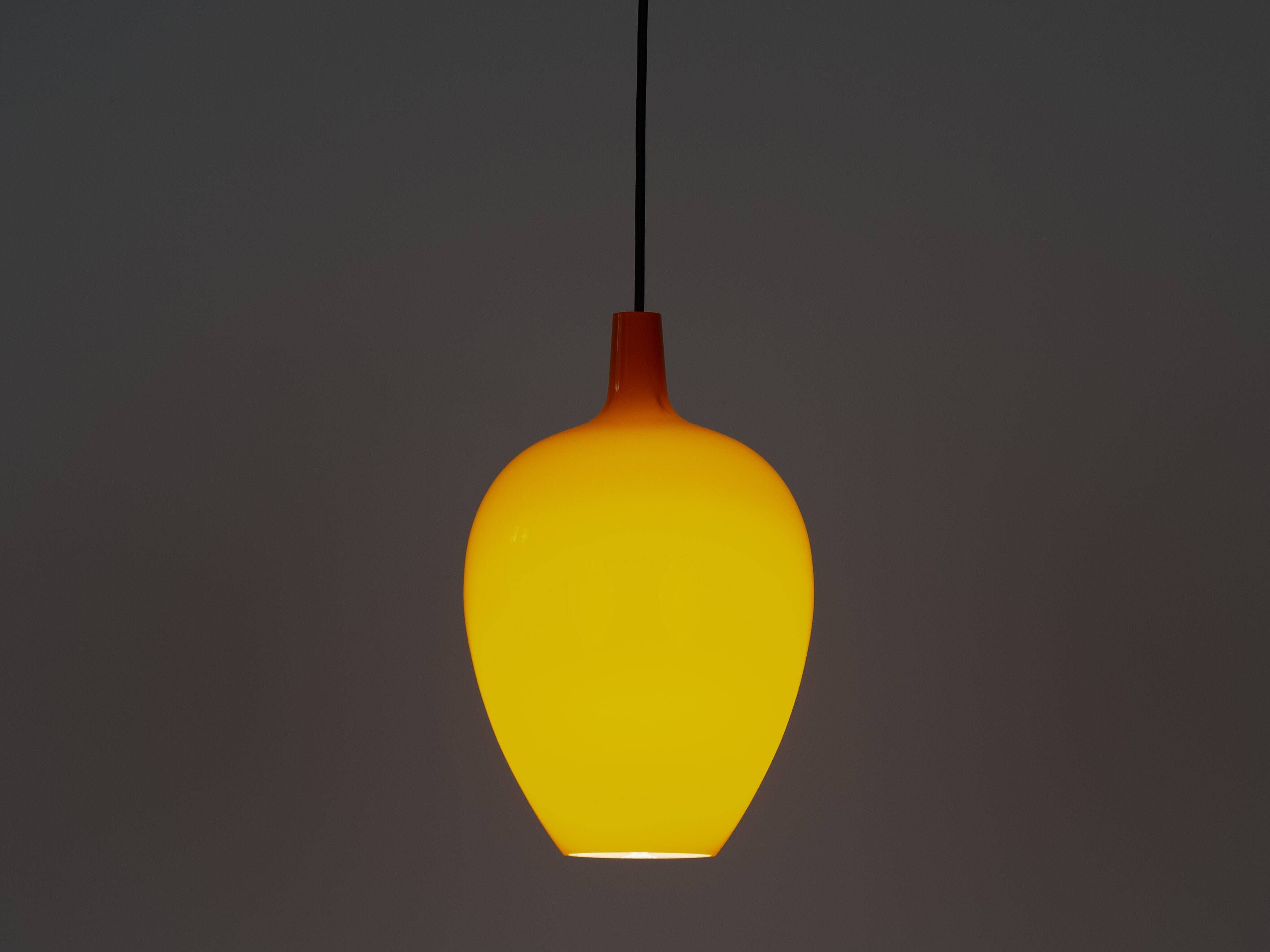 Suspension vintage danoise Pompei par Jo Hammerborg, Fog og Morup, 1963