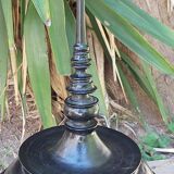Ancient Burmese laywood offering pot