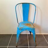 Authentic metal chair tolix by Xavier Pauchard vintage industrial 1950 n3