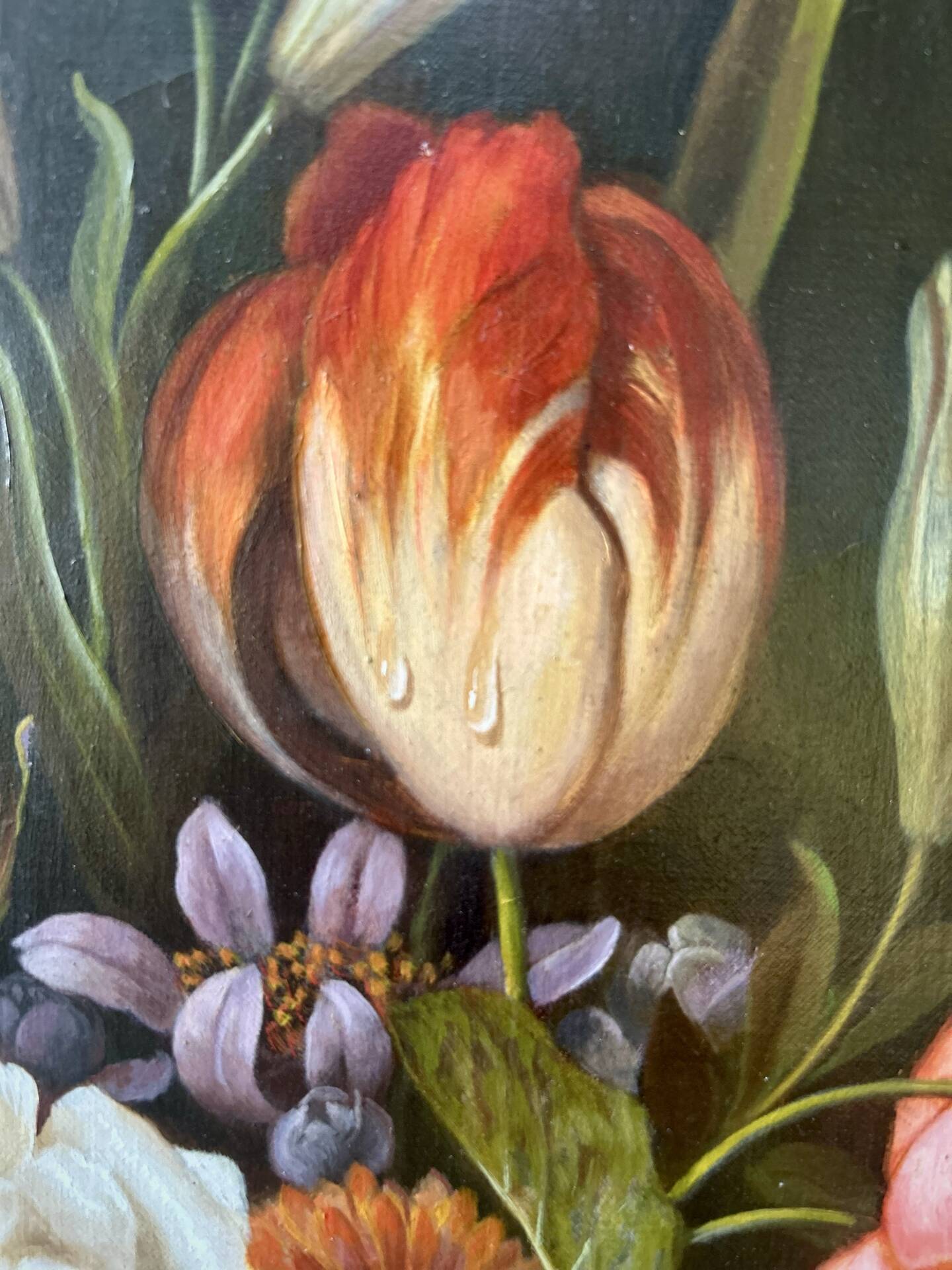 Oil on canvas FLOWER BOUQUET