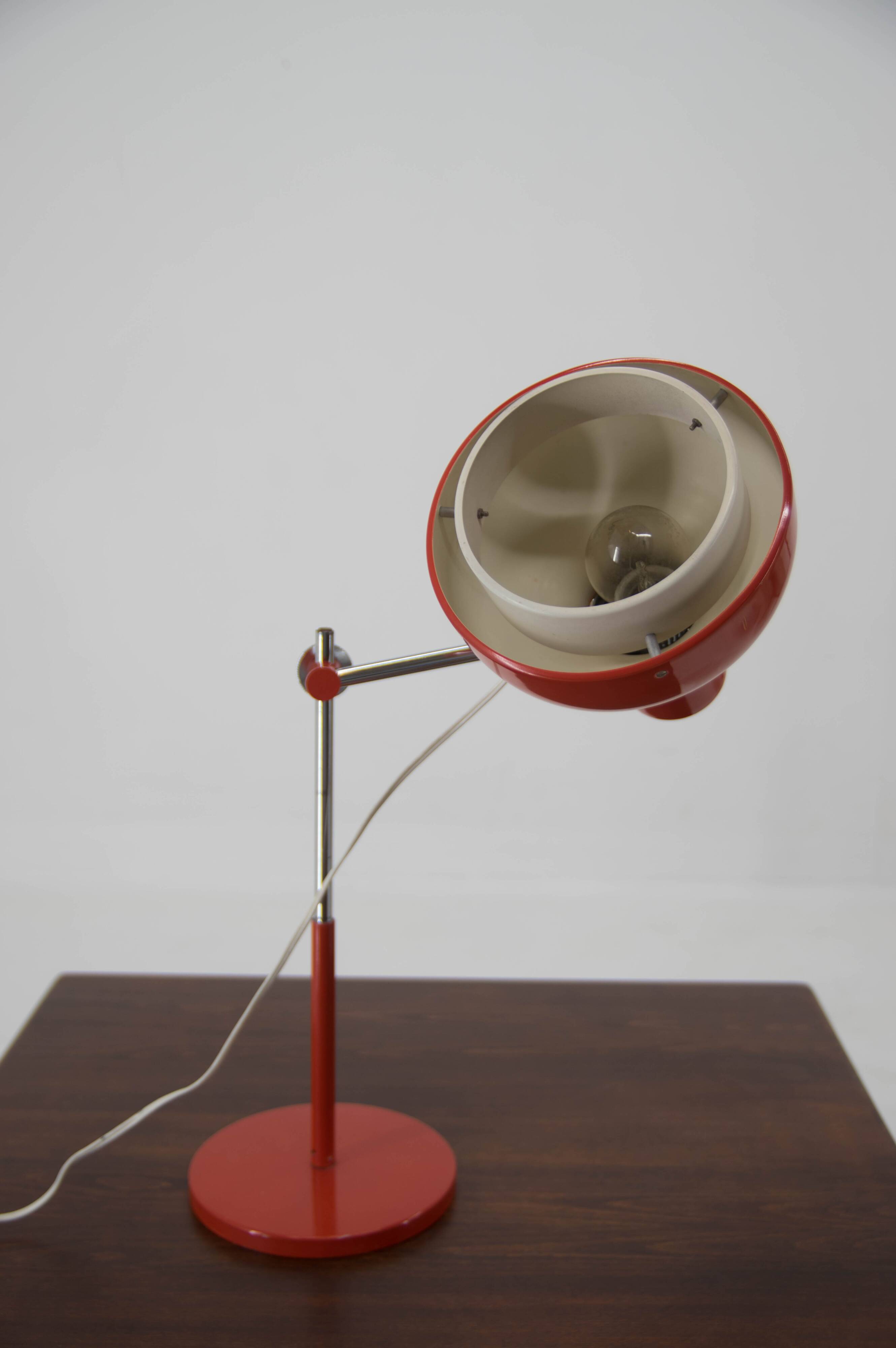 Lampe de Bureau Mid-Century par Josef Hurka pour Napako, 1970s