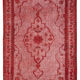 Handmade vintage turkish 1970s 205 cm x 334 cm red rug