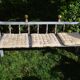 Banc anglais bois de chêne 3 places XIX