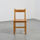 Suite de six chaises Maison Regain, circa 1970