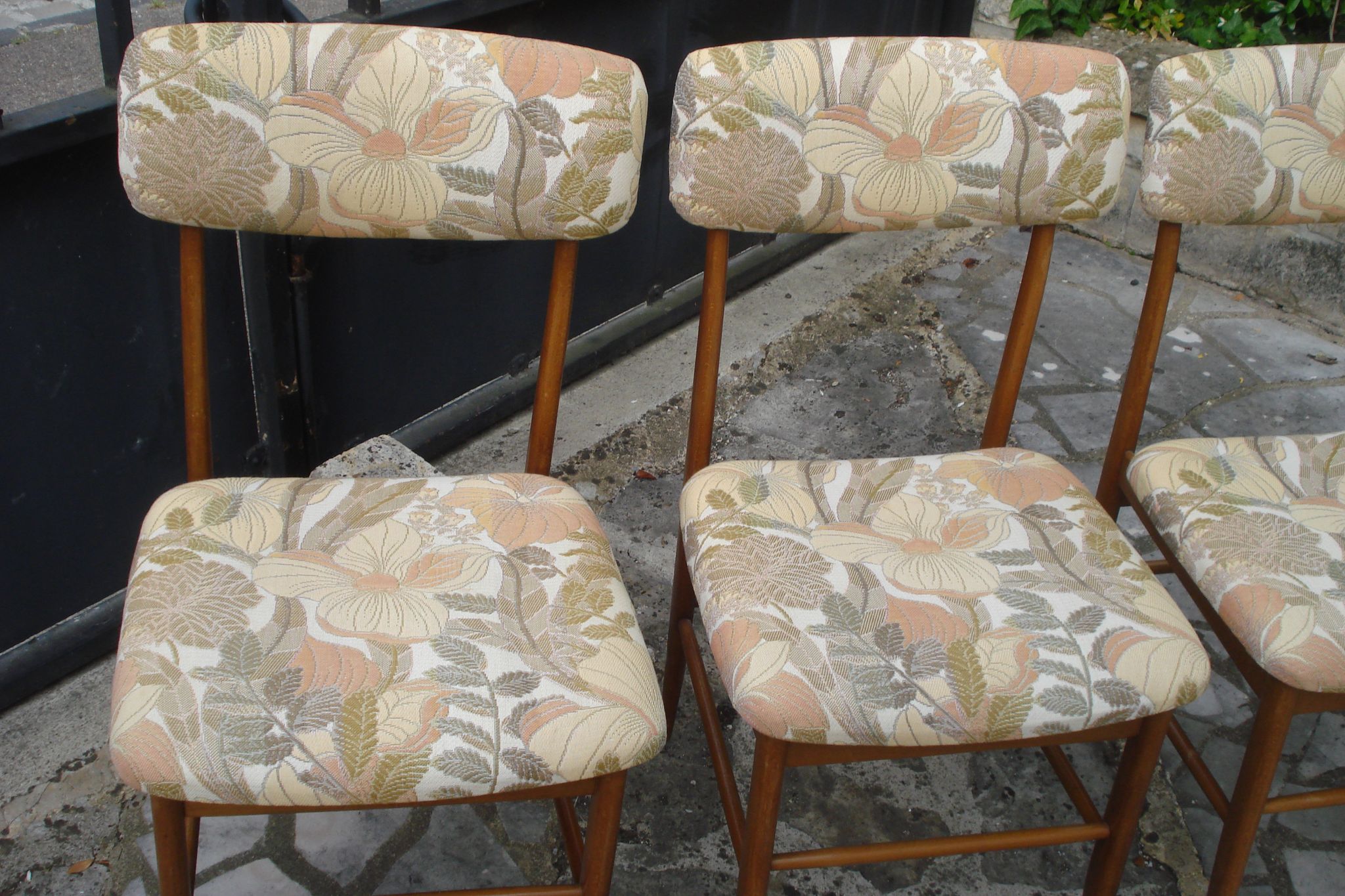 4 Italian Consorzio Sedie Friuli chairs 1960