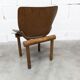 Chaise enfant atypique 1960 bois courbé