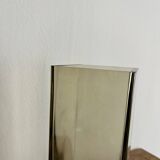 Rectangular Murano-style crystal vase