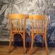 Paire de chaises de bistrot Baumann vintage