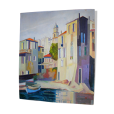 Village on the shores of the Mediterranean