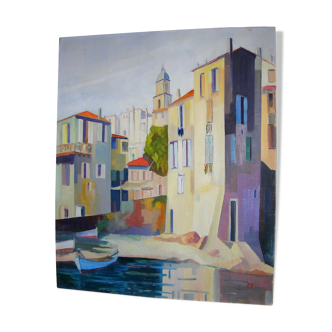 Village en bord de méditerranée