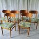 Suite de 6 chaises années 60