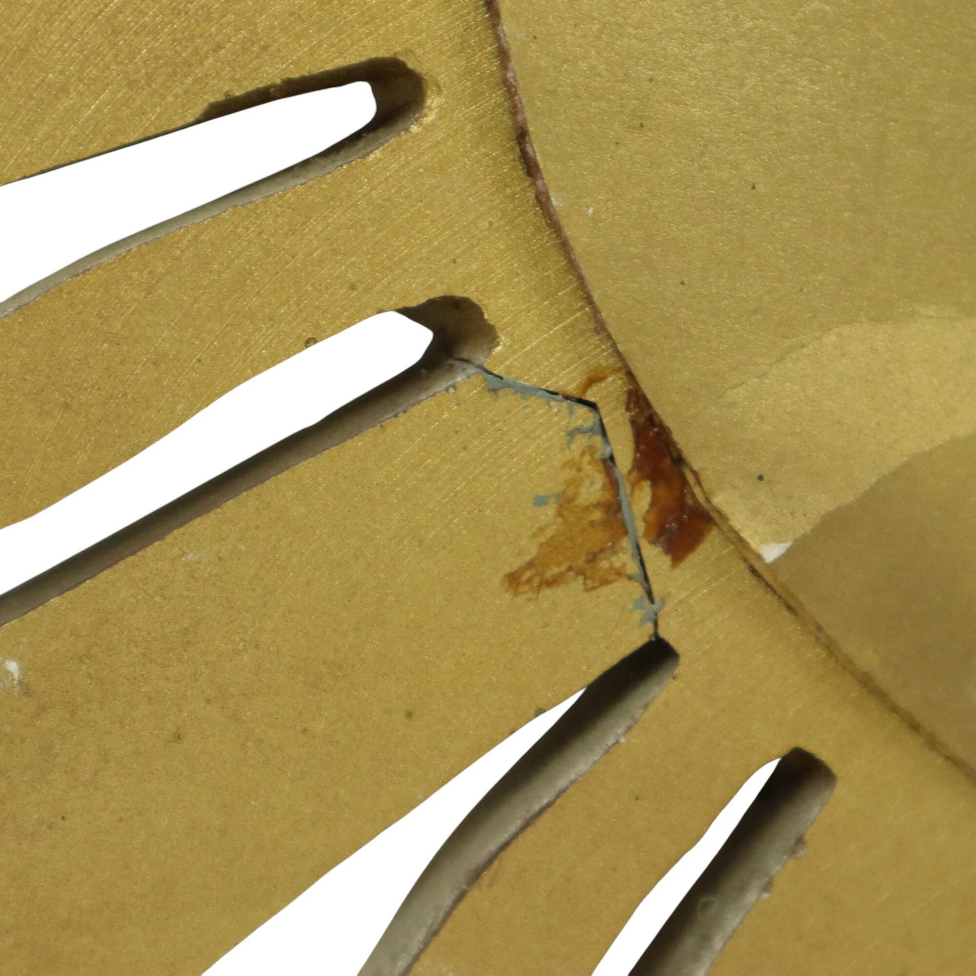 Vintage Sun Mirror Sunburst Mirror Convex Gold Resin 48cm