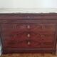 Commode Louis Philippe en acajou et plateau marbre