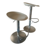 2 x "Berreto" telescopic stools from the "Ligne Roset" brand