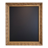 Slate table framed in gold leaf style
