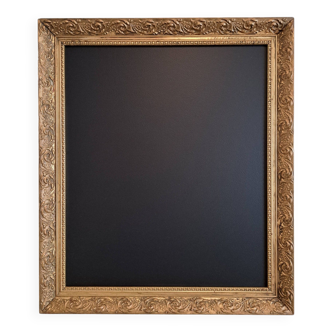 Slate table framed in gold leaf style