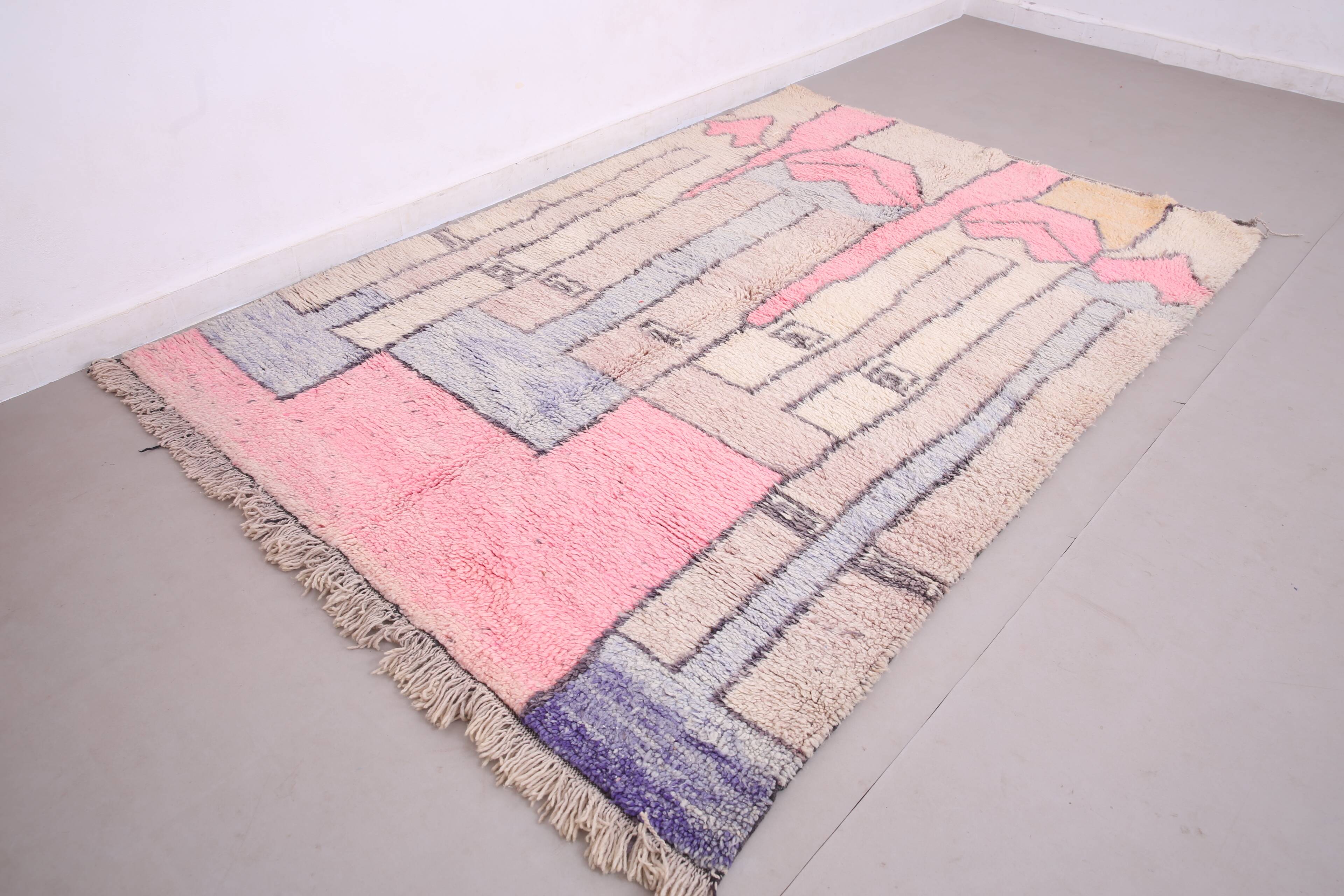 Abstract Moroccan Handmade Rug 175 x 263 cm - Colorful Berber Wool Rug