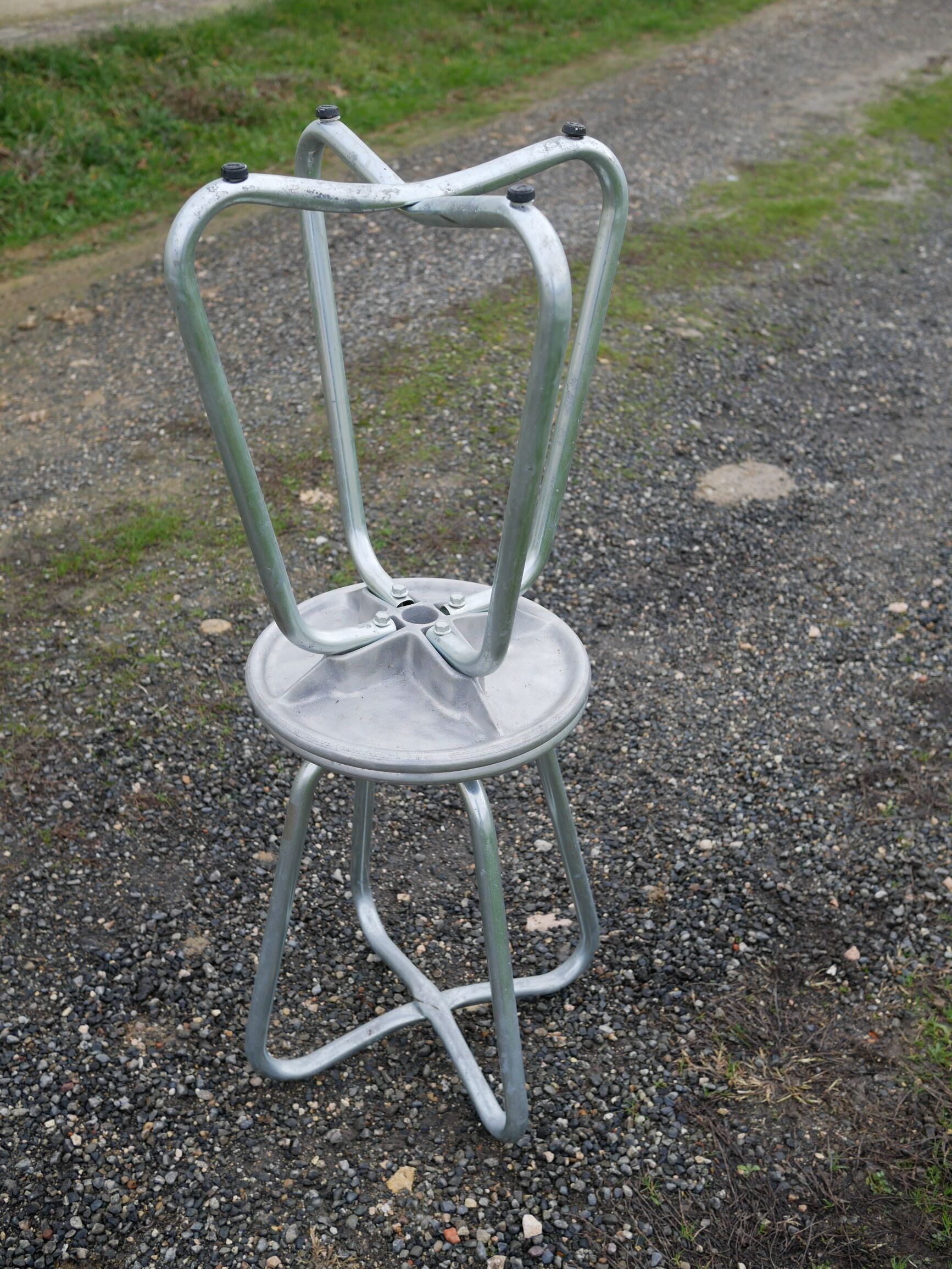 Paire de tabourets industriels