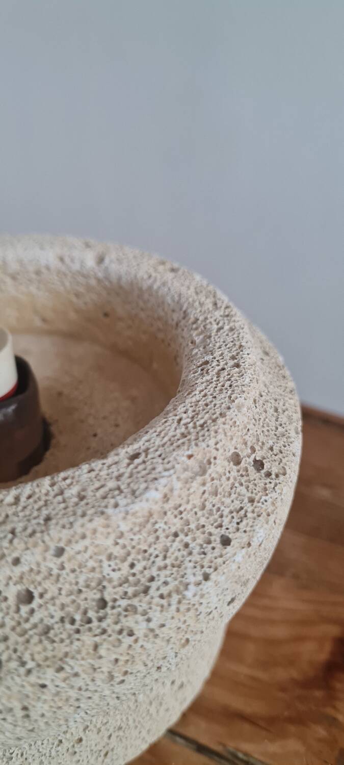 Table lamp in reconstituted stone 1970