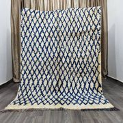 Moroccan rug in natural wool 3 x 2 m
