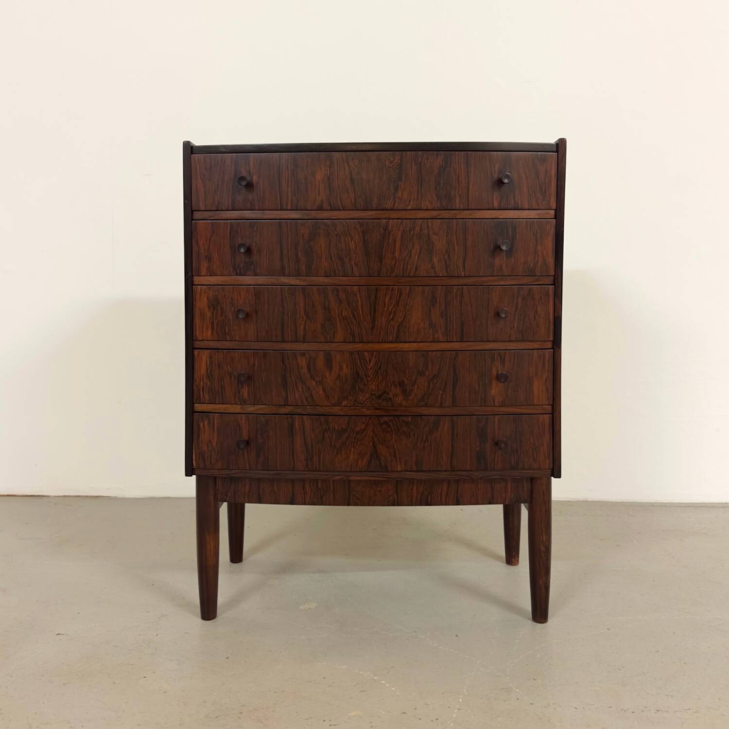 Danish rosewood chest of drawers by Kai Kristiansen, 1950s