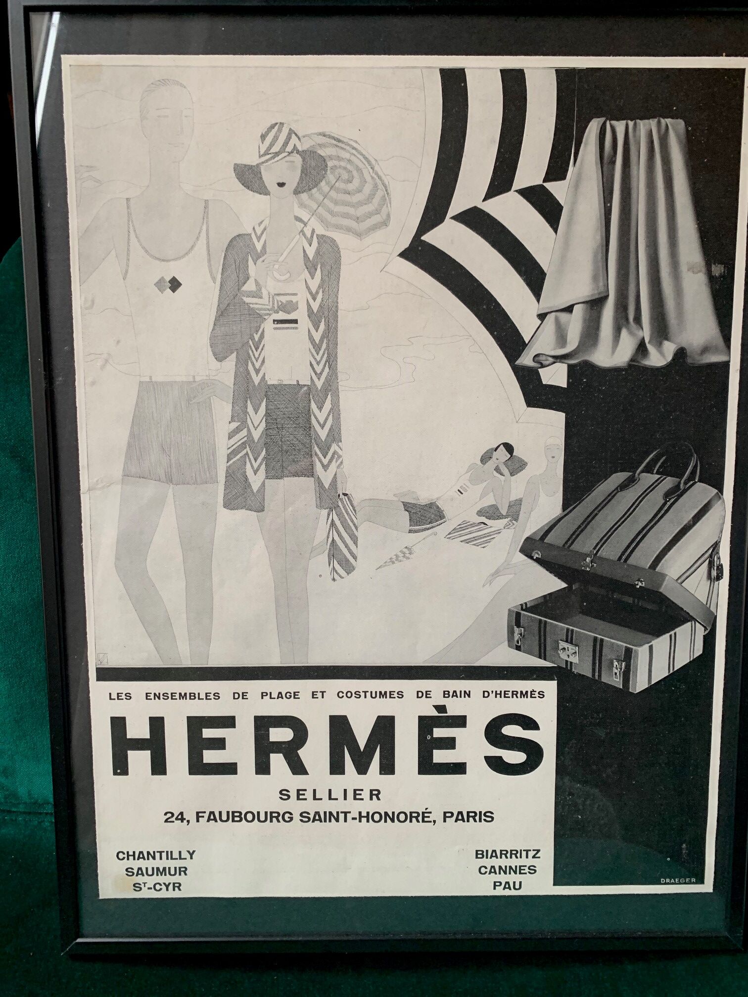 Original antique advertising Hermes