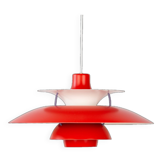 Danish vintage pendant lamp PH 5 by Poul Henningsen, Louis Poulsen, 1958