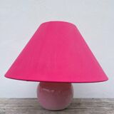 Pink ceramic lamp